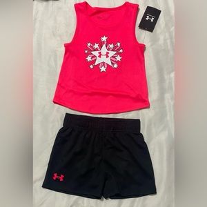 NWT Under Armour Set Size 4t
